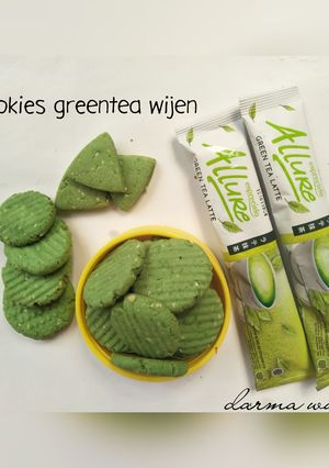 Foto resep Cookies greentea wijen