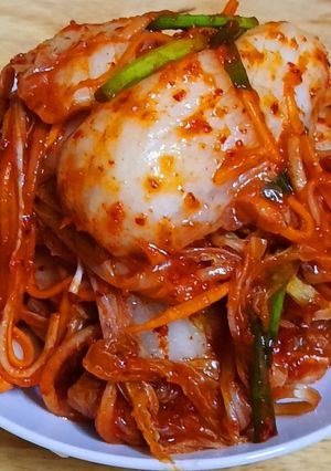Hình của món Kim chi.