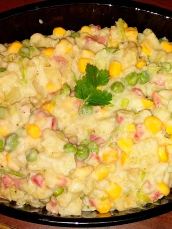 Easy Steps to Make Recipe Potato Cream Salad that is Can Pamper Your Tongue, Addictive}