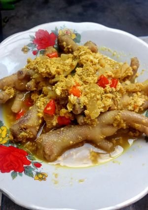 Foto resep Ceker bumbu kuning