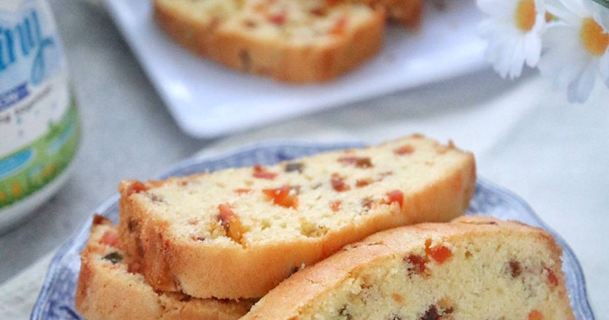 Resep Mixed Fruit Pound Cake oleh Frielingga Sit Cookpad
