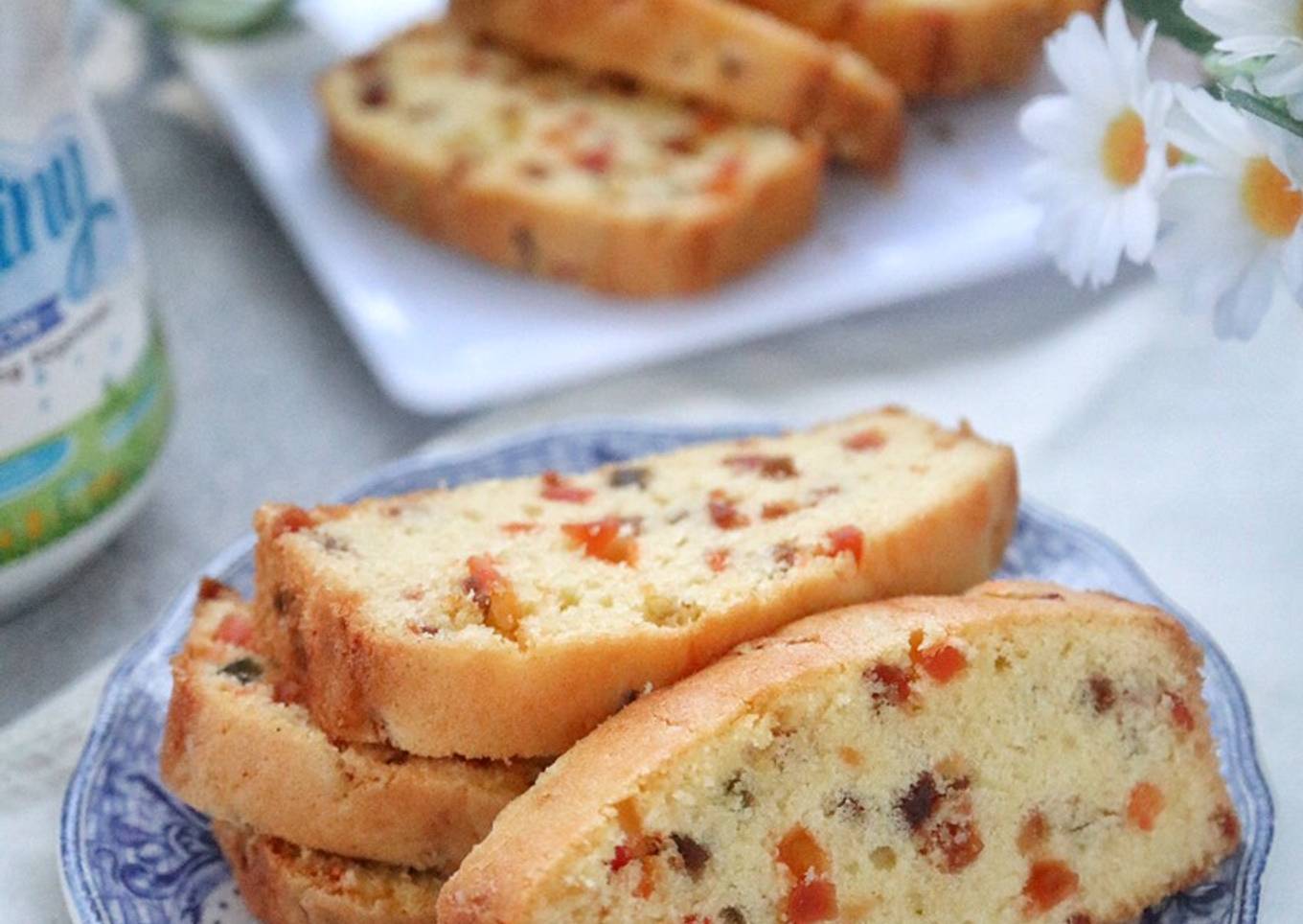 Mixed Fruit Pound Cake