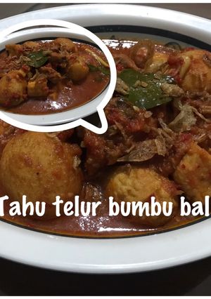 Foto resep Tahu telur bumbu bali