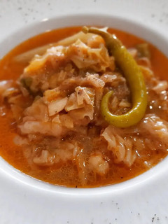 Una foto de Guiso de col con bacalao