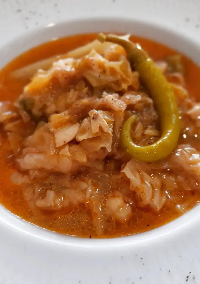 Una foto de Guiso de col con bacalao