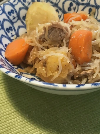 Easy Way Make Recipe Simmered Meat and Potato (Nikujaga) that is Awesome, Can Spoil the Tongue}
