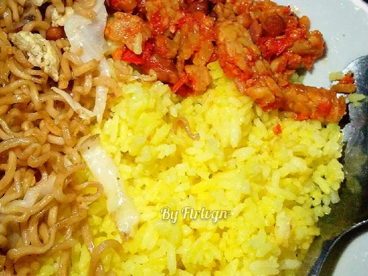 Langkah Mudah untuk Membuat Resep  Nasi Kuning Megicom Praktis yang Enak, Bisa Manjain Lidah