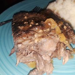A picture of Mississippi Roast (seared) (crocpot).
