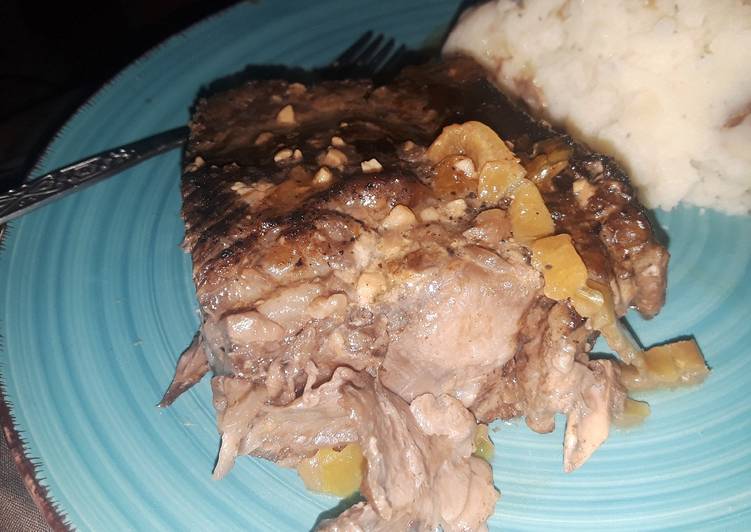 Recipe of Speedy Mississippi Roast (seared) (crocpot)