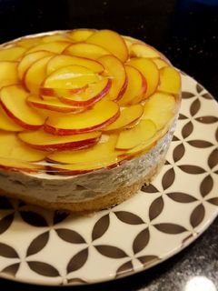 Barackos sajttorta recept fotója