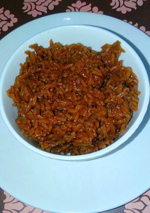 A picture of Sweet Jaggery Rice (Gud Wale Meethe Chawal) – Karwa Chauth Special.