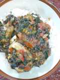 White and vegetable stew