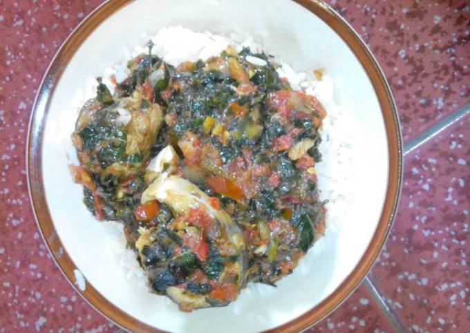 White and vegetable stew