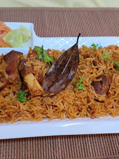 A picture of Mutton Pulao.