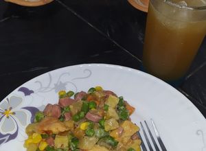 Una foto de Cubos de pechuga