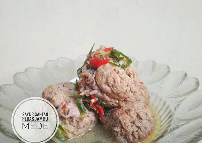 Sayur Santan Pedas Jambu Mede