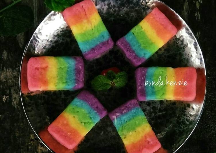 Cara Gampang Menyiapkan Gethuk pelangi, Sempurna