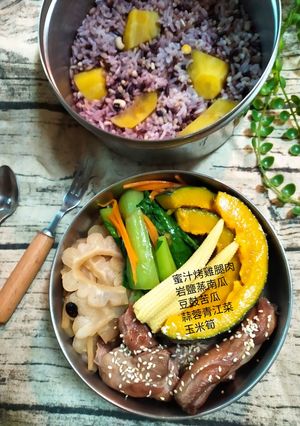 蜜汁烤雞腿肉 的食譜成品照片