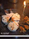 Delicious bread dahi vada