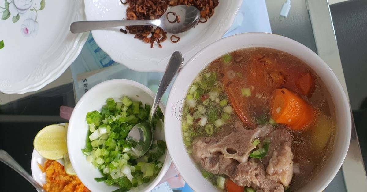 Resep Oxtail Soup Sop Buntut Oleh Cin Wignjo Cookpad