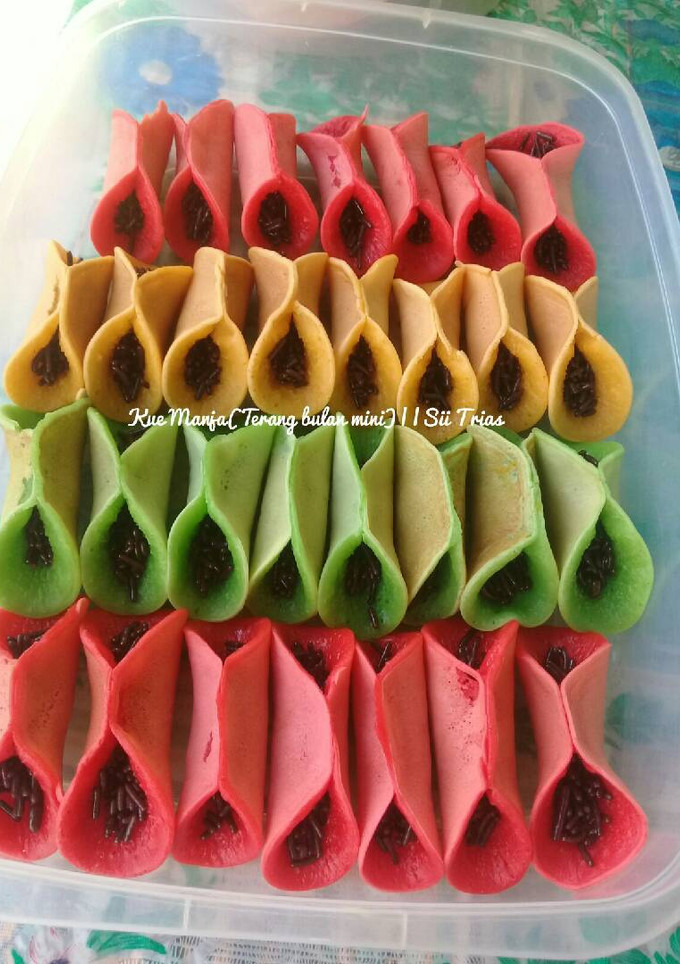 Foto resep Kue manja (Terang bulan mini) tanpa ragi tanpa cetakan🤗