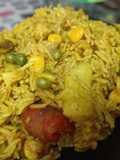Aloo bari vegetable pulao