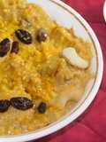Little millet payasam with mung, almond milk.coconut and fruits