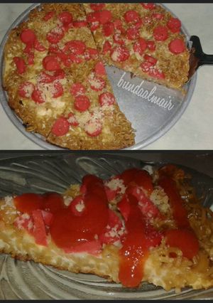 Foto resep Pizza mie goreng simple bgt 🍕