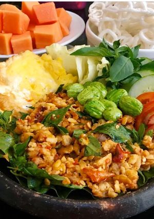 Foto resep Tempe Penyet Kemangi Pete