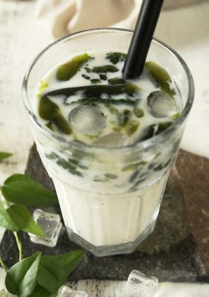 Foto resep Grass Jelly Fresh Milk