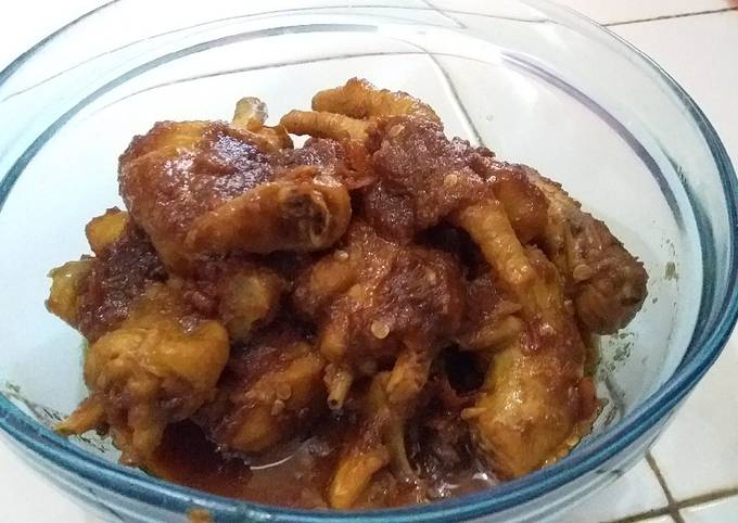 Ayam kecap pedas nikmat