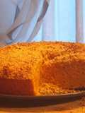 Torta di carote e mandorle, #senzauova #senzalatte di farro!