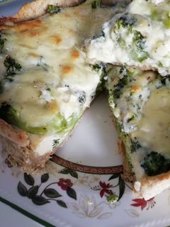 Una foto de Quiche de brócoli