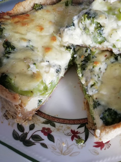 Una foto de Quiche de brócoli