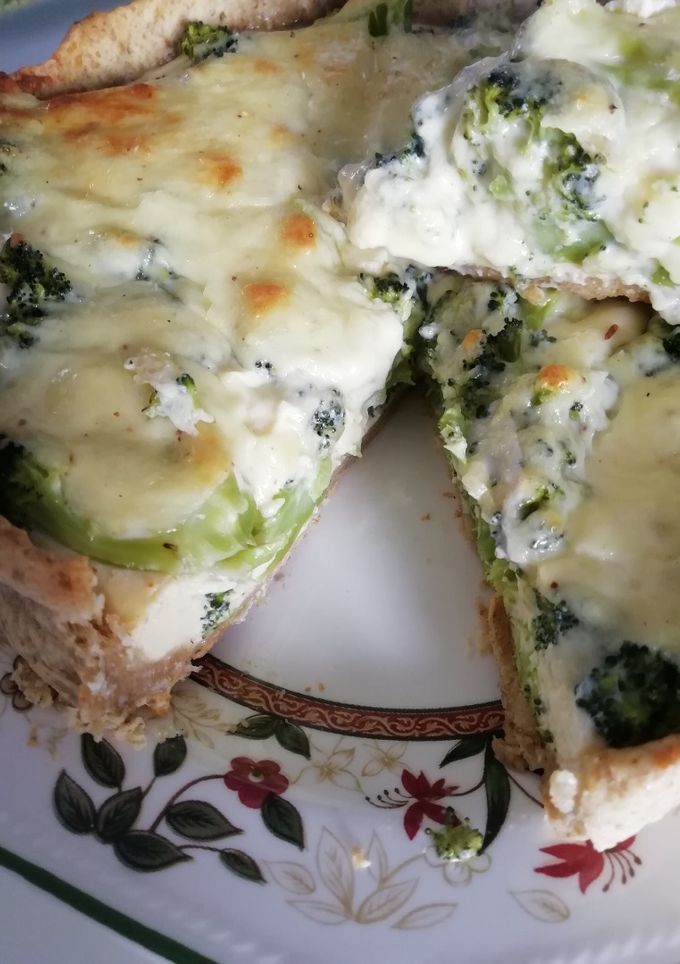 Una foto de Quiche de brócoli