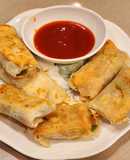 Chicken and Mixed Vegetables Spring Roll