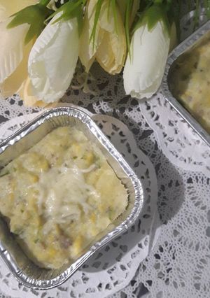 Foto resep Mpasi 9 bulan (Steamed potato schotel)