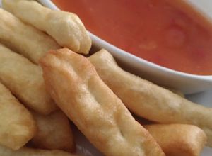 Foto resep Cakwe Mini dengan Saus Asam Manis Jajanan SD