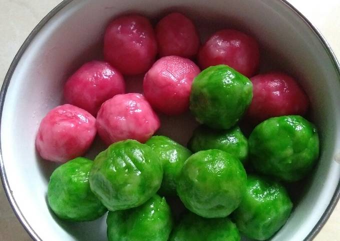 Resep Klepon Warna Oleh Fitri Hapsari Cookpad