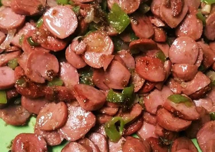 فطور نقانق على الصاج سهل وسريع 🌭