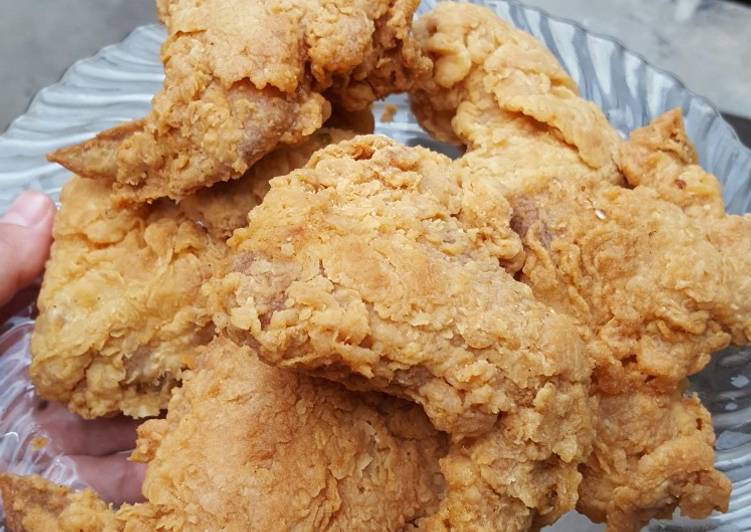 Resep Ayam Goreng Tepung/Fried Chicken, Menggugah Selera