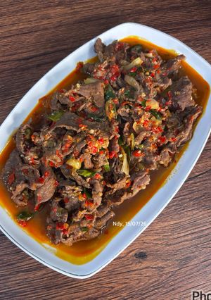 Foto resep Beef Slice Oseng Pedas