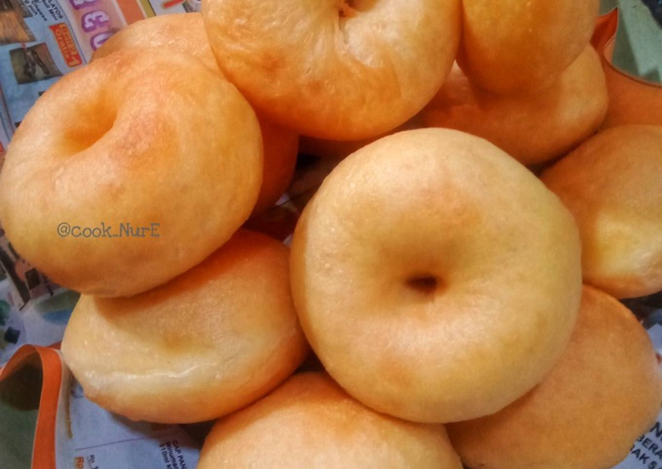 Donat Tanpa Telur 1x proofing