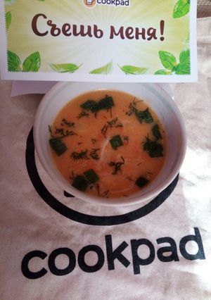 Фото Соус с мясом и кабачком.