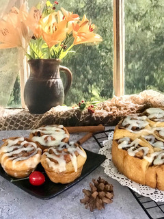 Foto resep Cinnamon Rolls with Cream Cheese Frosting