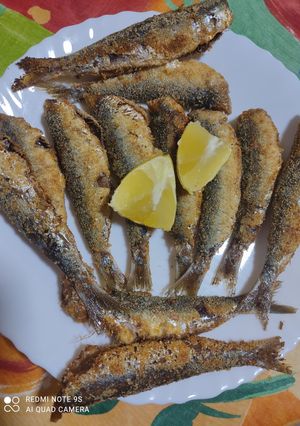 صورة لوصفة سردين مقلي🐟🐟🐟