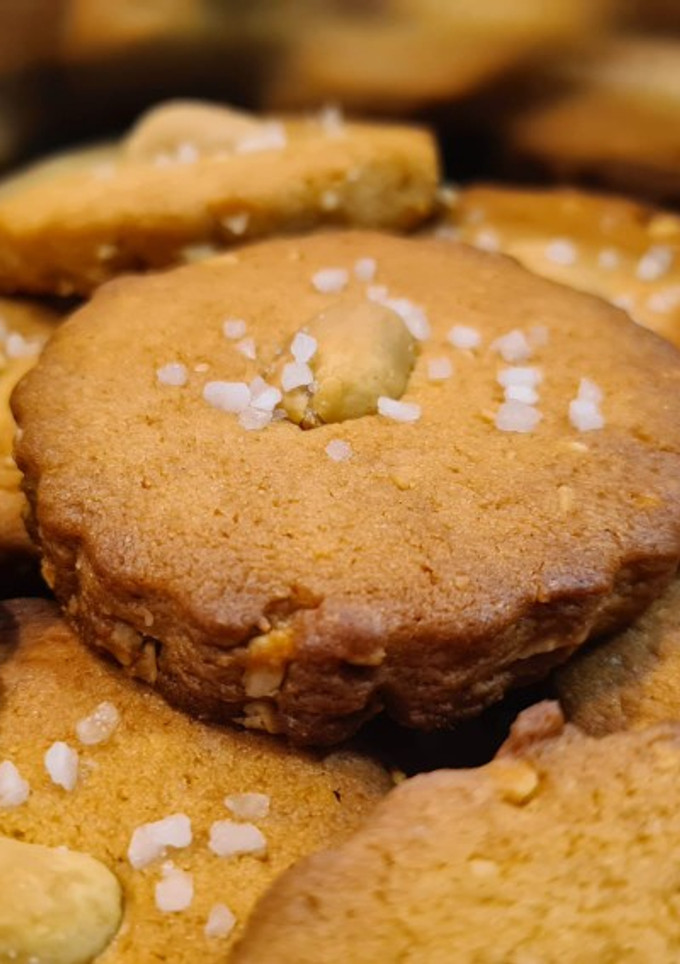 Una foto de Galletas de cacahuete y miel