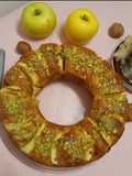Torta di mele noci e pistacchi