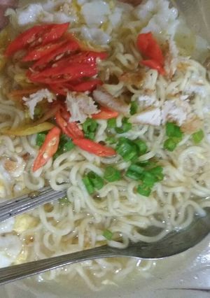 Foto resep Mie kuah telur