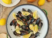 Una foto di soute di cozze